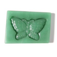 Wholesale natural gemstone green aventurine  folk crafts  butterfly animal carved for decoration